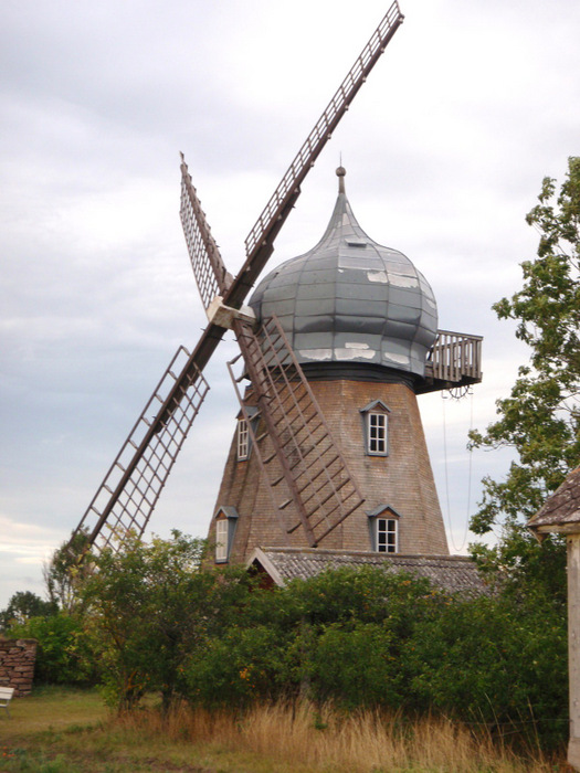 Windmills of &Ouml;land Island.